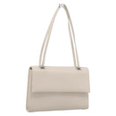 GUCCI Hand Bag Leather White Silver 001 3160 Auth ep15692-1
