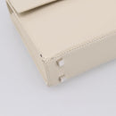 GUCCI Hand Bag Leather White Silver 001 3160 Auth ep15692-15