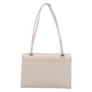 GUCCI Hand Bag Leather White Silver 001 3160 Auth ep15692-2