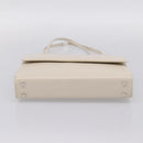 GUCCI Hand Bag Leather White Silver 001 3160 Auth ep15692-5
