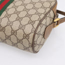 GUCCI GG Supreme Web Sherry Line Shoulder Bag PVC Beige 56 02 004 Auth ep15694-16