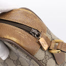 GUCCI GG Supreme Web Sherry Line Shoulder Bag PVC Beige 56 02 004 Auth ep15694-9
