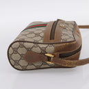 GUCCI GG Supreme Web Sherry Line Shoulder Bag PVC Beige 56 02 004 Auth ep15694-4