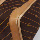 GUCCI Hand Bag Canvas Brown Gold Tone 02 468 33 39 Auth ep15697-10
