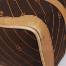 GUCCI Hand Bag Canvas Brown Gold Tone 02 468 33 39 Auth ep15697-11