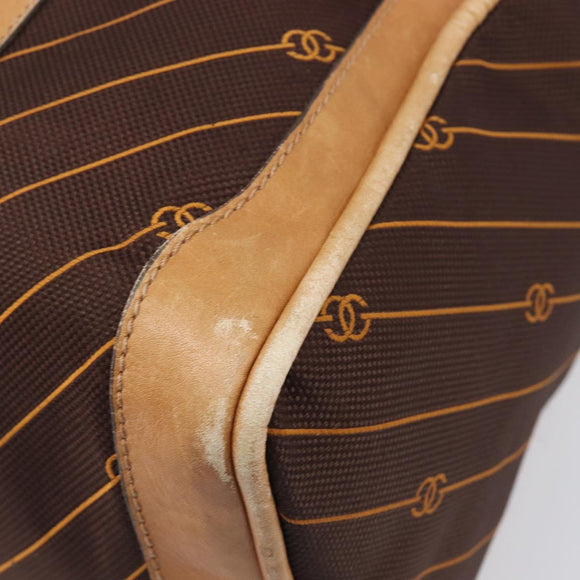 GUCCI Hand Bag Canvas Brown Gold Tone 02 468 33 39 Auth ep15697