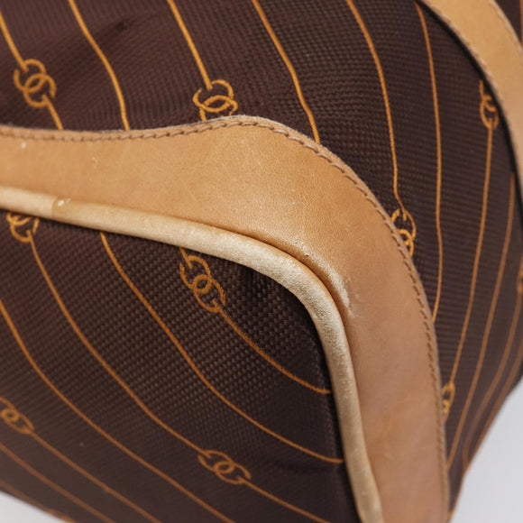 GUCCI Hand Bag Canvas Brown Gold Tone 02 468 33 39 Auth ep15697