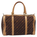 GUCCI Hand Bag Canvas Brown Gold Tone 02 468 33 39 Auth ep15697-3