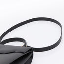 GUCCI Hand Bag Leather 2way Black Gold Tone Auth ep15699V-10