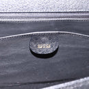 GUCCI Hand Bag Leather 2way Black Gold Tone Auth ep15699V-18