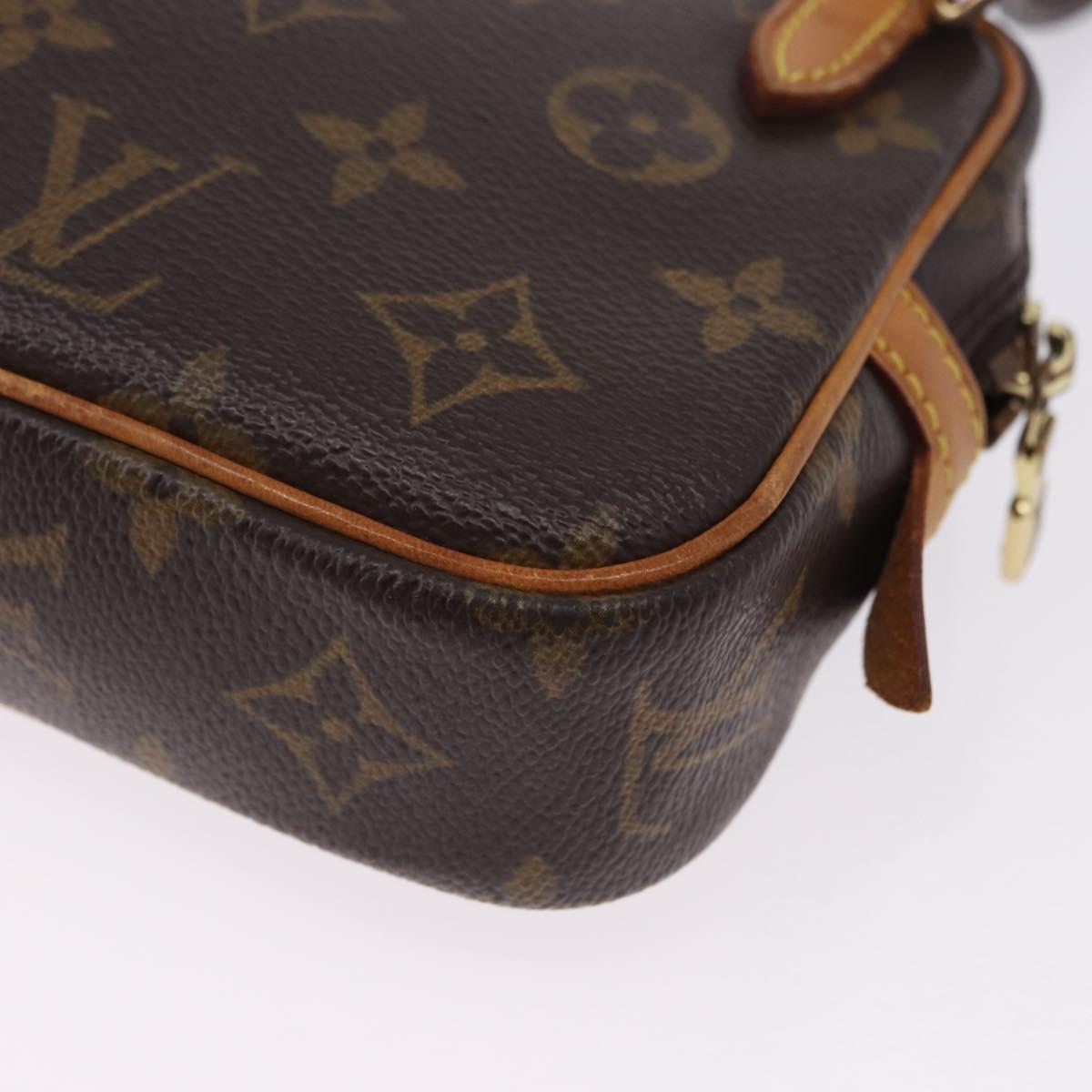 新品未使用Louis Vuitton ポッシュド トワレット15 LOUIS VUITTON Monogram Marly Bandouliere Shoulder Bag M51828 LV