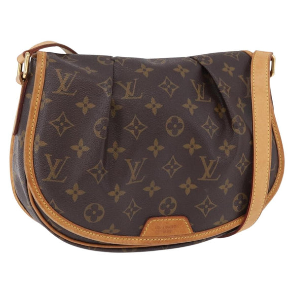 LOUIS VUITTON Monogram Menilmontant PM Shoulder Bag M40474 LV Auth ep15704A
