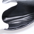 Christian Dior Shoulder Bag Leather Black Gold Tone Auth ep15708-15