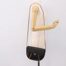 Christian Dior Shoulder Bag Leather Black Gold Tone Auth ep15708-19