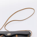 Christian Dior Shoulder Bag Leather Black Gold Tone Auth ep15708-8