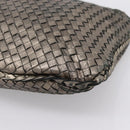 BOTTEGA VENETA INTRECCIATO Hobo Shoulder Bag Leather Gold 115653 Auth ep15710-14