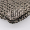 BOTTEGA VENETA INTRECCIATO Hobo Shoulder Bag Leather Gold 115653 Auth ep15710-15