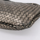BOTTEGA VENETA INTRECCIATO Hobo Shoulder Bag Leather Gold 115653 Auth ep15710-16