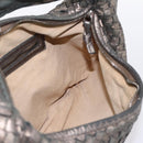 BOTTEGA VENETA INTRECCIATO Hobo Shoulder Bag Leather Gold 115653 Auth ep15710-20
