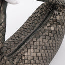 BOTTEGA VENETA INTRECCIATO Hobo Shoulder Bag Leather Gold 115653 Auth ep15710-6