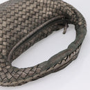 BOTTEGA VENETA INTRECCIATO Hobo Shoulder Bag Leather Gold 115653 Auth ep15710-7