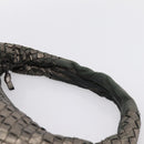 BOTTEGA VENETA INTRECCIATO Hobo Shoulder Bag Leather Gold 115653 Auth ep15710-9