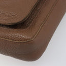 BOTTEGA VENETA Shoulder Bag Leather Brown 145152 Auth ep15711-9