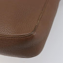 BOTTEGA VENETA Shoulder Bag Leather Brown 145152 Auth ep15711-15