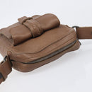 BOTTEGA VENETA Shoulder Bag Leather Brown 145152 Auth ep15711-6