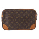 LOUIS VUITTON Monogram Compiegne 28 Clutch Bag M51845 LV Auth ep15714-2