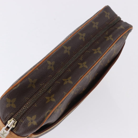LOUIS VUITTON Monogram Compiegne 28 Clutch Bag M51845 LV Auth ep15714