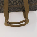 SAINT LAURENT Boston Bag PVC Leather Gray Beige Auth ep15716-7