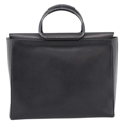 GUCCI Hand Bag Leather Black Silver 002 3754 1313 Auth ep15717 - 0