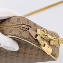 GUCCI Micro GG Shoulder Bag PVC Leather Beige Gold Tone 007 87 0012 Auth ep15721-10