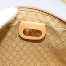 GUCCI Micro GG Shoulder Bag PVC Leather Beige Gold Tone 007 87 0012 Auth ep15721-17