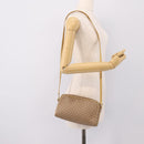 GUCCI Micro GG Shoulder Bag PVC Leather Beige Gold Tone 007 87 0012 Auth ep15721-20