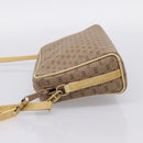 GUCCI Micro GG Shoulder Bag PVC Leather Beige Gold Tone 007 87 0012 Auth ep15721-3