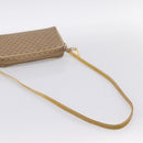 GUCCI Micro GG Shoulder Bag PVC Leather Beige Gold Tone 007 87 0012 Auth ep15721-7