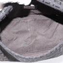 FENDI Zucchino Canvas Mamma Baguette Bag Black Silver 8BR180 Auth ep15723A-16