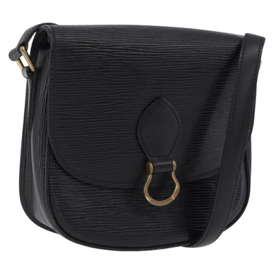 LOUIS VUITTON Epi Saint Cloud PM Shoulder Bag Black M52212 LV Auth ep15725A