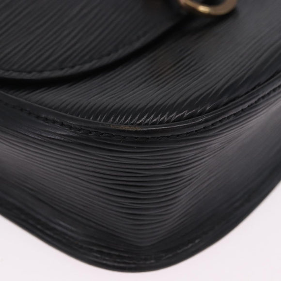 LOUIS VUITTON Epi Saint Cloud PM Shoulder Bag Black M52212 LV Auth ep15725A
