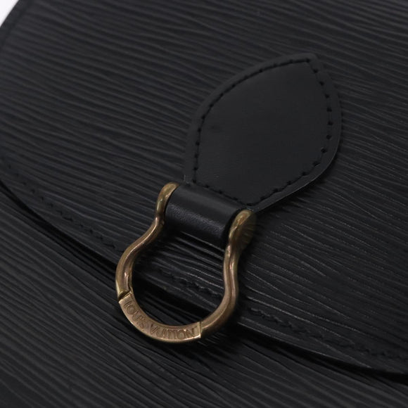 LOUIS VUITTON Epi Saint Cloud PM Shoulder Bag Black M52212 LV Auth ep15725A