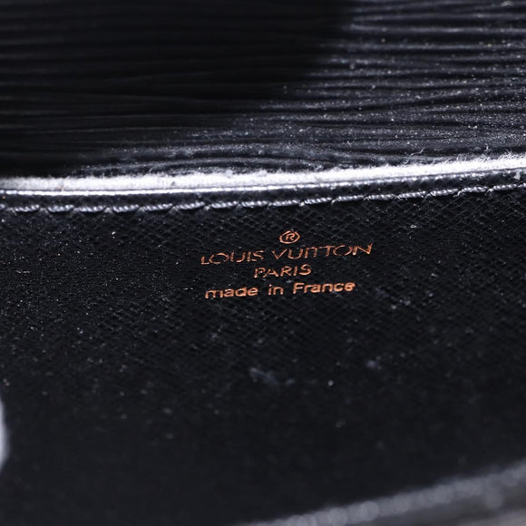 LOUIS VUITTON Epi Saint Cloud PM Shoulder Bag Black M52212 LV Auth ep15725A