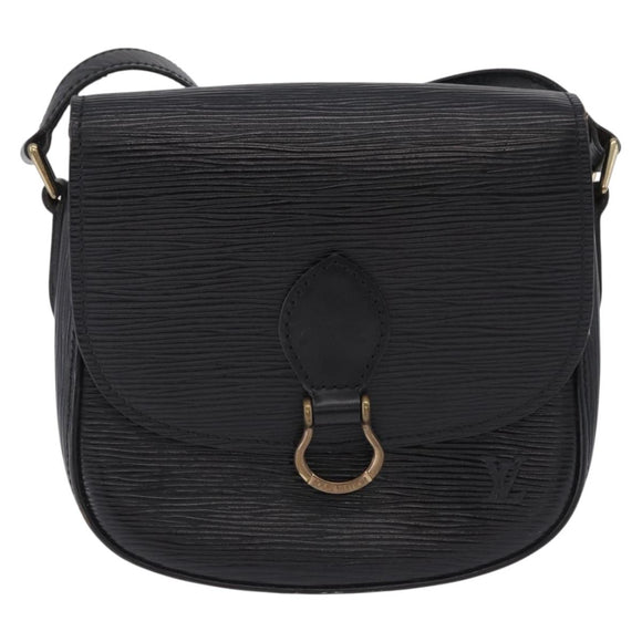 LOUIS VUITTON Epi Saint Cloud PM Shoulder Bag Black M52212 LV Auth ep15725A