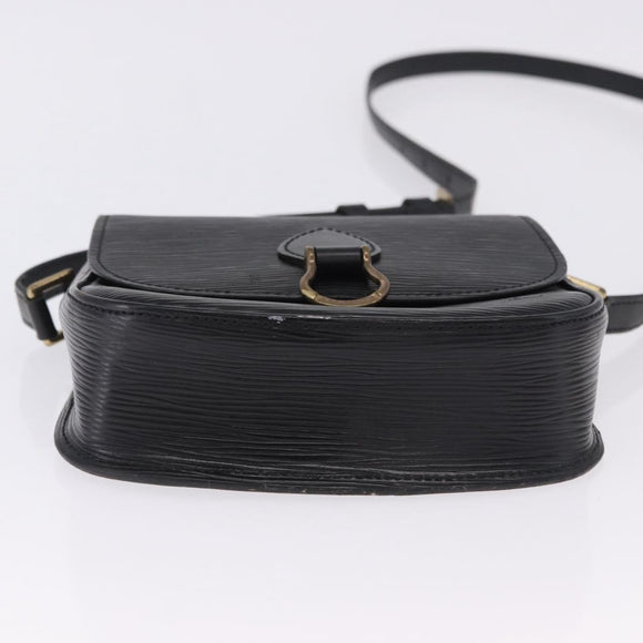 LOUIS VUITTON Epi Saint Cloud PM Shoulder Bag Black M52212 LV Auth ep15725A