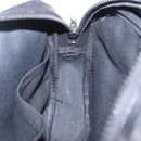 CELINE C Saluki Shoulder Bag Canvas Black Gold Tone Auth ep15727-18