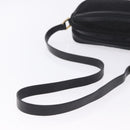 CELINE C Saluki Shoulder Bag Canvas Black Gold Tone Auth ep15727-7