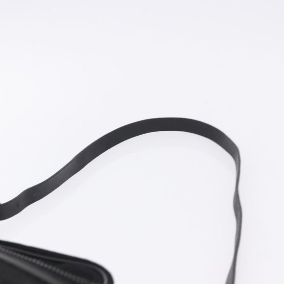 CELINE C Saluki Shoulder Bag Canvas Black Gold Tone Auth ep15727