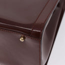 GUCCI Bamboo Hand Bag Patent Outlet Brown Gold Tone 002 8260 2853 Auth ep15729A-16