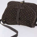 LOUIS VUITTON Monogram Mini Lin Saumur 30 Bag Brown Fuzan M95227 LV Auth ep15730-6